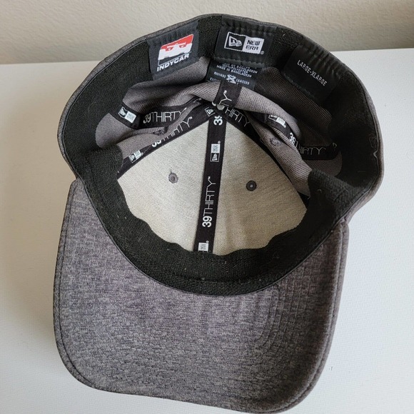 Fuzzy's Vodka Indy Car Racing New Era 39Thirty Fitted Hat Cap Large/ XL Gray #20 - Picture 6 of 10